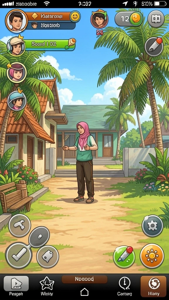 73k - Karakter yang beragam dan menantang.