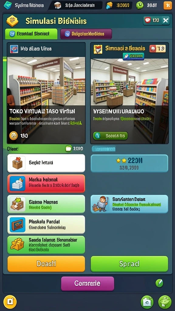 emon77 - Tampilan karakter unik dalam EMON77.