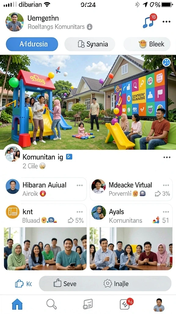 pc777 - Tampilan antarmuka pengguna yang intuitif.